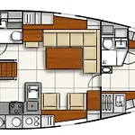 Bateau-hôtel Luna Bay, Voilier 3 2 Sdb En Sète